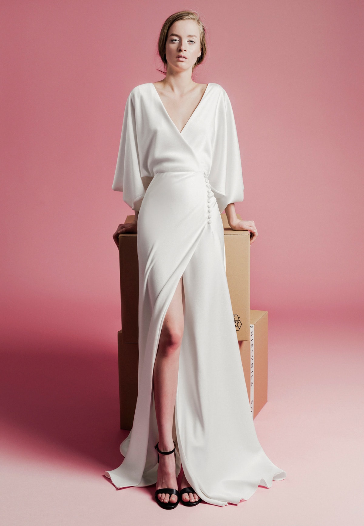 Un vestido de novia de plástico reciclado, por Sophie et Voilà Un vestido de novia de plástico reciclado, por Sophie et Voilà