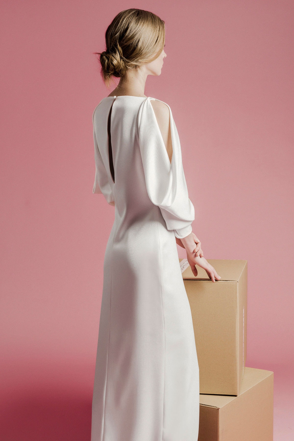 Un vestido de novia de plástico reciclado, por Sophie et Voilà Un vestido de novia de plástico reciclado, por Sophie et Voilà